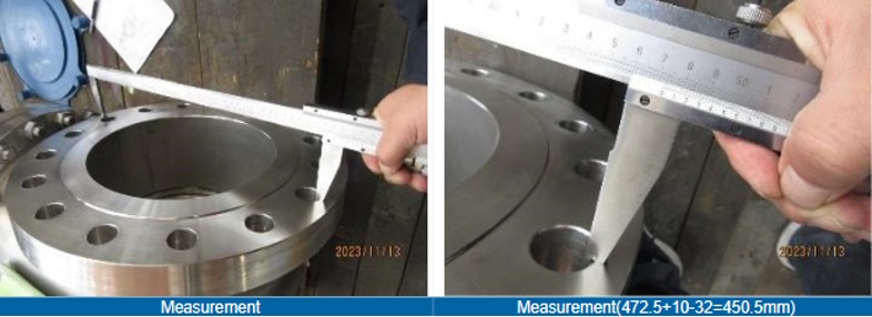 inspection de vannes : contrôle visuel et dimensionnel