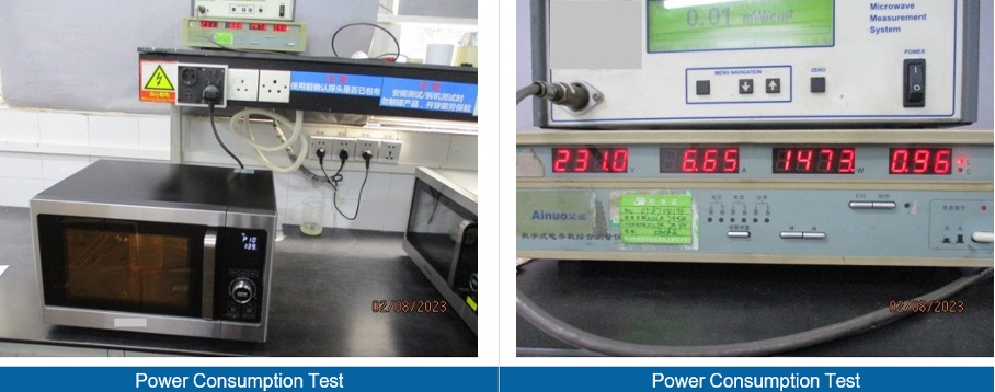 Test de consommation électrique