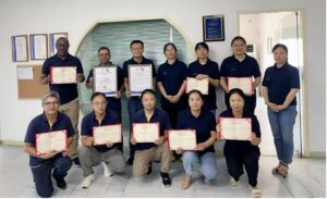 Célébration de la certification ISO 17020 dans notre bureau de Ningbo
