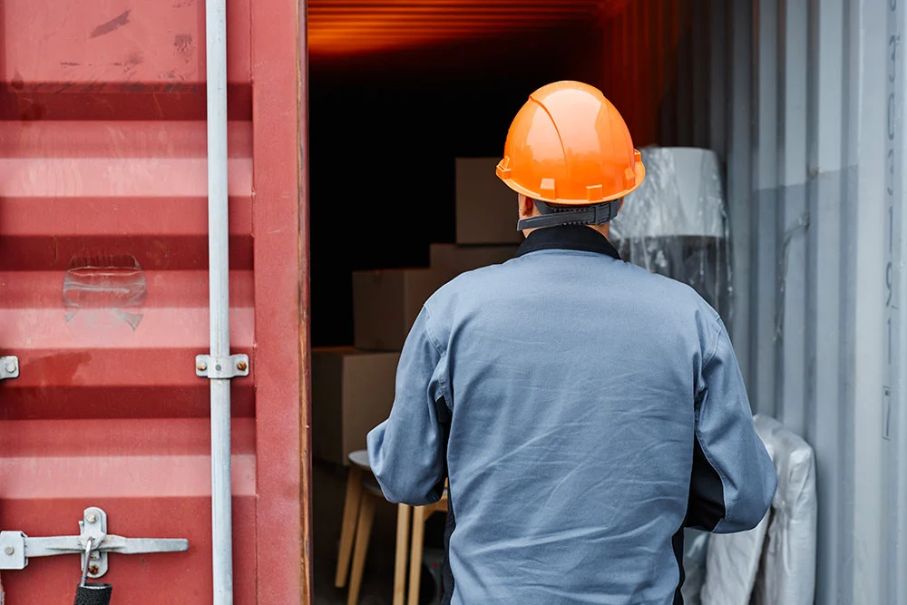 Supervision du chargement des conteneurs